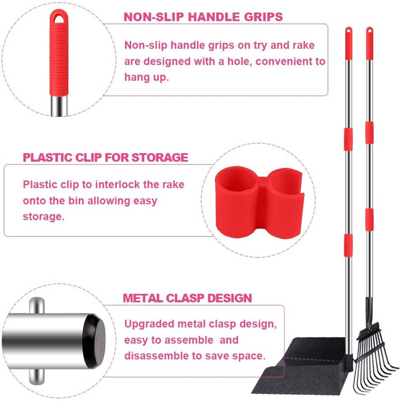 MFYJ Upgraded Dog Pooper Scooper Extra Large Red Wayfair
